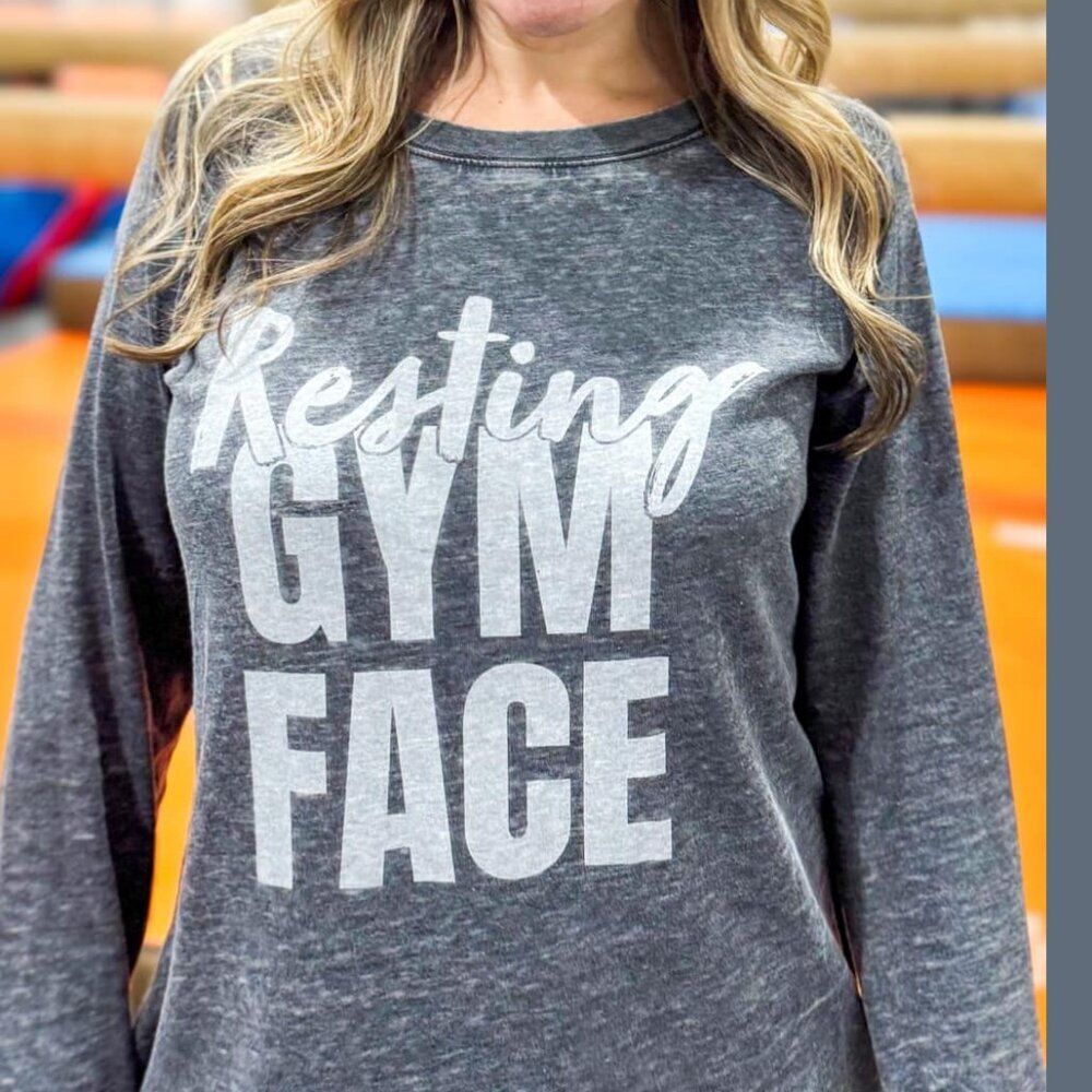 XL LuLaRoe Julie Long Sleeve Sports Shirt Resting Gym‎ Face Raglan Burnout GRAY - Picture 4 of 4